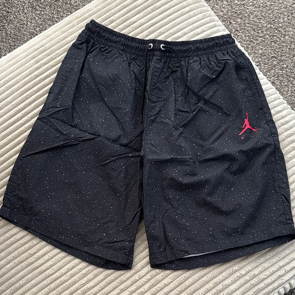 Jordan Black Speckle Athletic Shorts